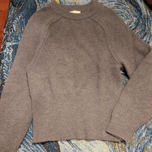 Soaked Studio Gray Wool Knit Pullover